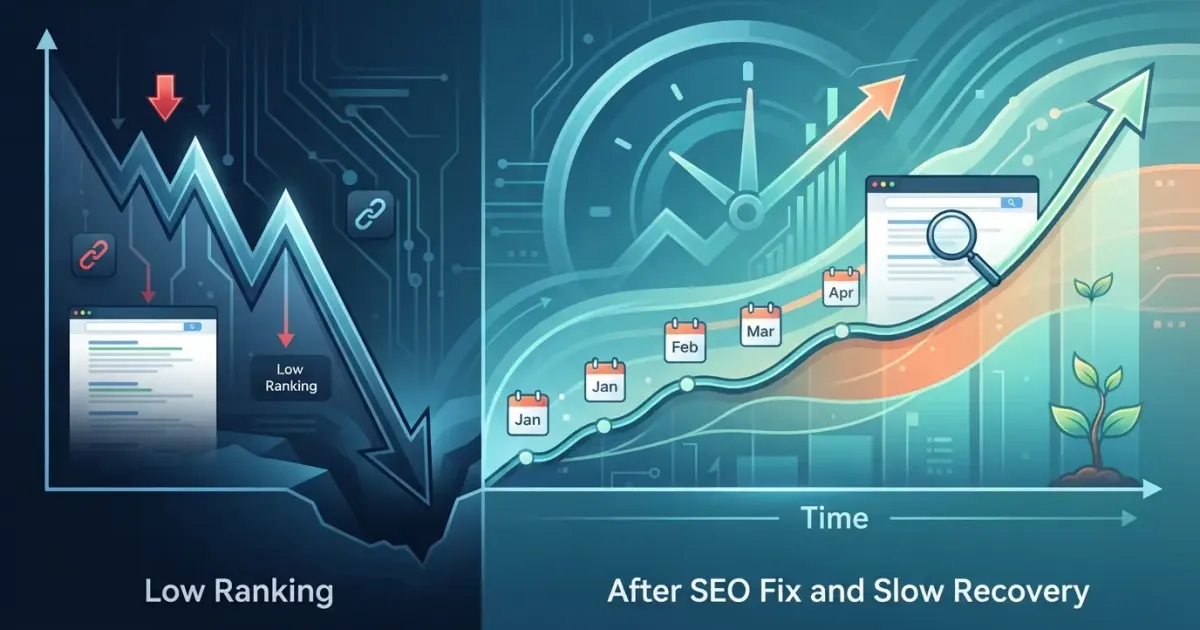 Google Ranking Not Recovering After an SEO Fix? Recovery Can Take Months